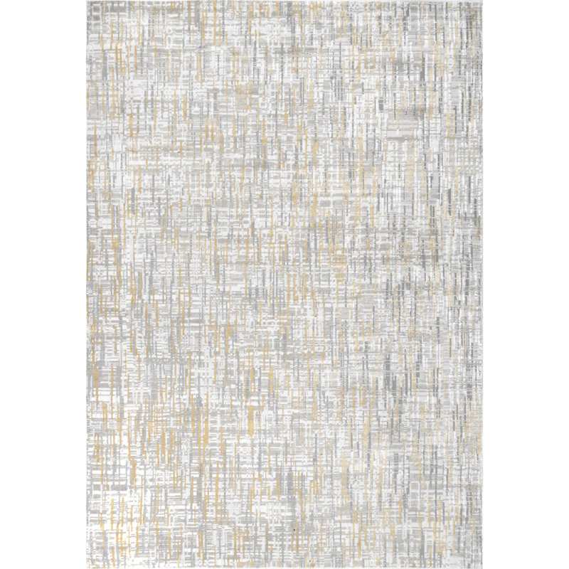 Abstract Indoor Rug, Rectangle 4' x 6'