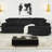 Corduroy Tufted Sleeper Sectional Sofa L-Shaped Convertible Sofa Bed with Modular Arc-Shaped Ottoman, Left/Right Chaise Configuration & High-Density Foam Cushions-974774186