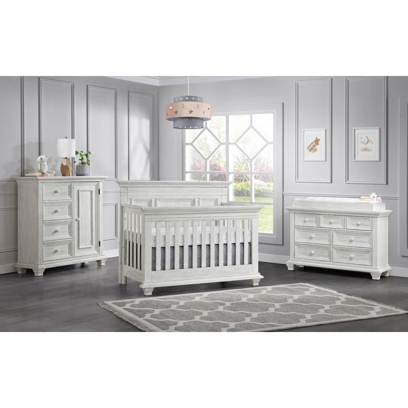 Matelas à langer Weston Oxford Baby, Blanc rétro