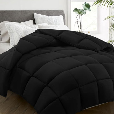 Luxury Summer Down Feather Comforter - Lightweight High Fill Power Summer Duvet Insert - Fluffy Cooling Bed Comforter