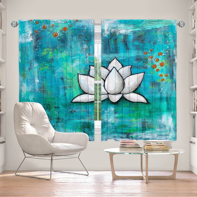 Paire de rideaux obscurcissant en polyester Bernida, L 56 po x L 78 po