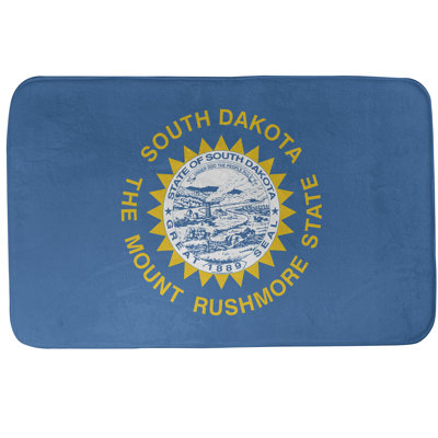 Tapis pour salle de bain south dakota flag Fawcett