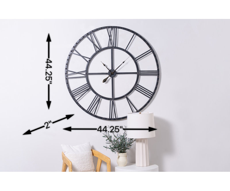 Oversized 44.5" Upton Wall Clock