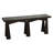 Tutankhamun 81 " W Glass Top Console Table