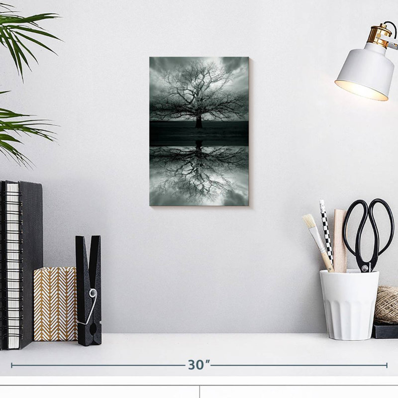 Hitzel Haunted Tree Reflection, 12" H x 8" W
