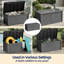 Emperic Design 120 Gallon Water Resistant Resin Lockable Deck Box-98472535