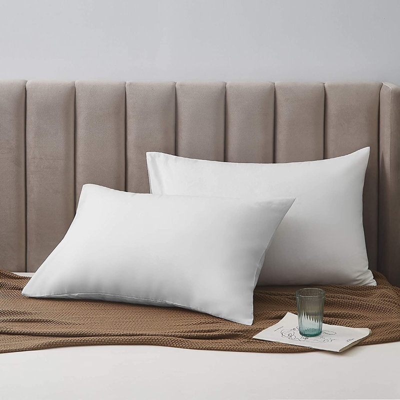 Housse de coussin 100% coton, Grand, Rose