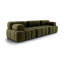 3 Seater Velvet Sectional-1083011649
