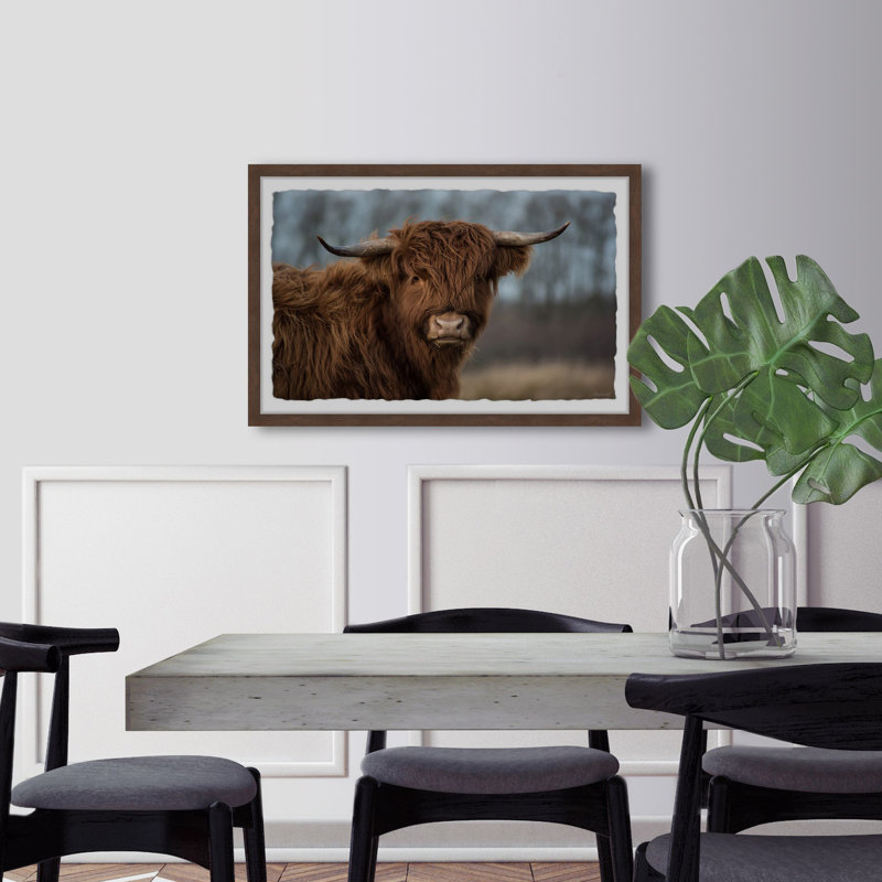 Woolly Coat - Single Picture Frame Print, 61cm H x 91cm W x 3.81cm D