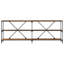Console Table 200X30x75 Cm Engineered Wood And Steel-966814178