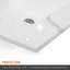 Plateau de meuble-lavabo double 60 po en pierre de quartz
