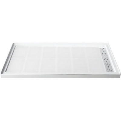 60"" W x 32"" D Single Threshold Shower Base -  VTI, BASE-6032R