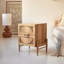 Sina 2 - Drawer Solid Wood Nightstand