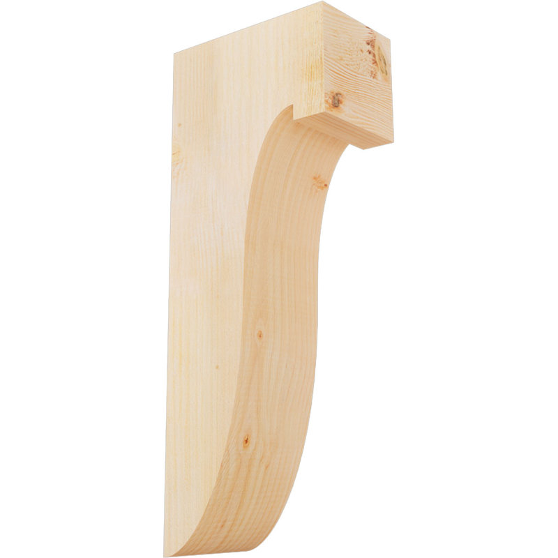 Del Monte Corbel, H 26 po x l 6 po x P 10 po, Sapin de Douglas, Sciage brut
