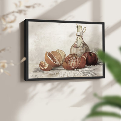 Motif floral rétro - Lxxviii - reproduction encadrée