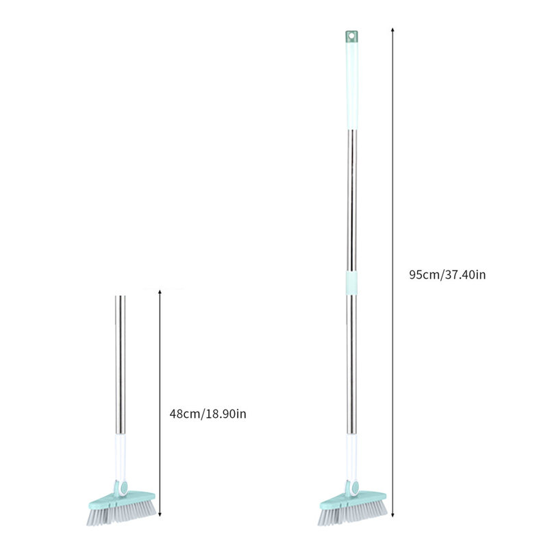 Poignée amovible détachable, extensible, longue, extensible, amovible, brosse amovible