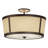 Heiki Fabric Semi Flush Mount