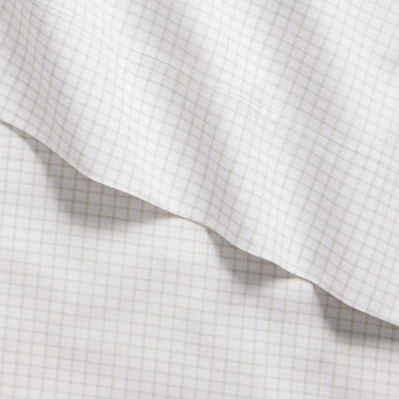 Ensemble de 2 taies d'oreiller standard en coton Sloane, Standard, gris