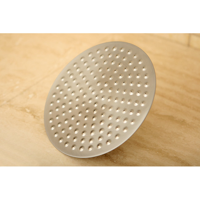 Kingston Brass Shower Scape 7-3/4-Inch Round Raindrop Brass Shower Head, Polished Brass