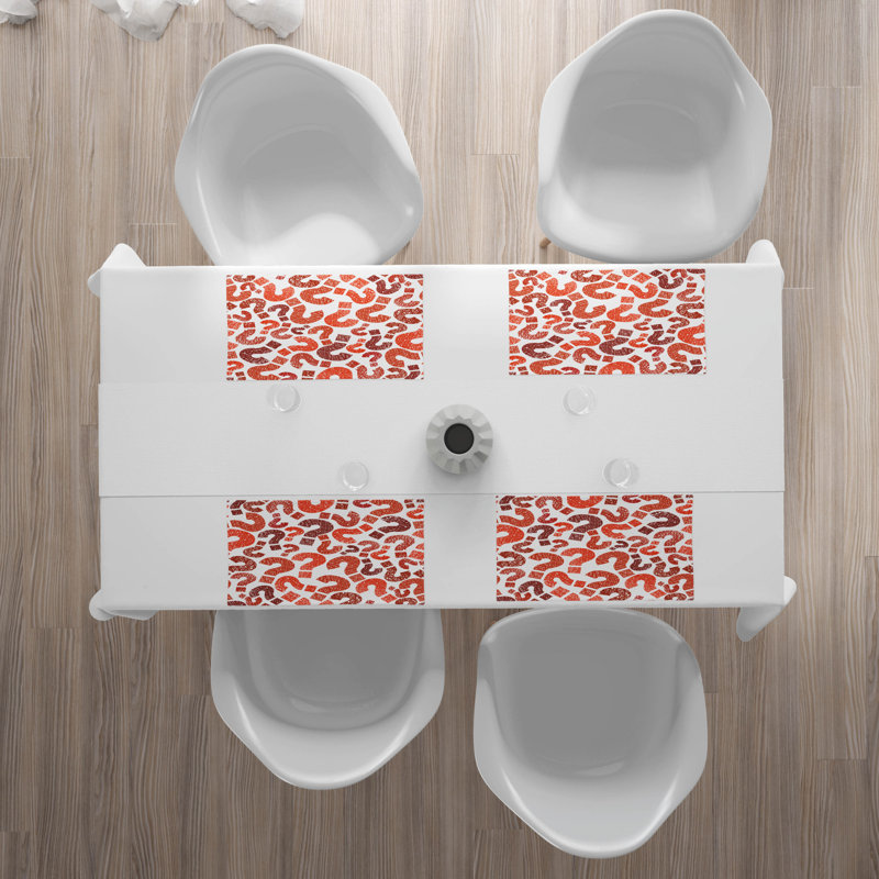 Polyester Abstract Rectangle Placemat