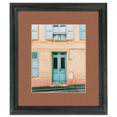 Wood Matte Picture Frame with Mat