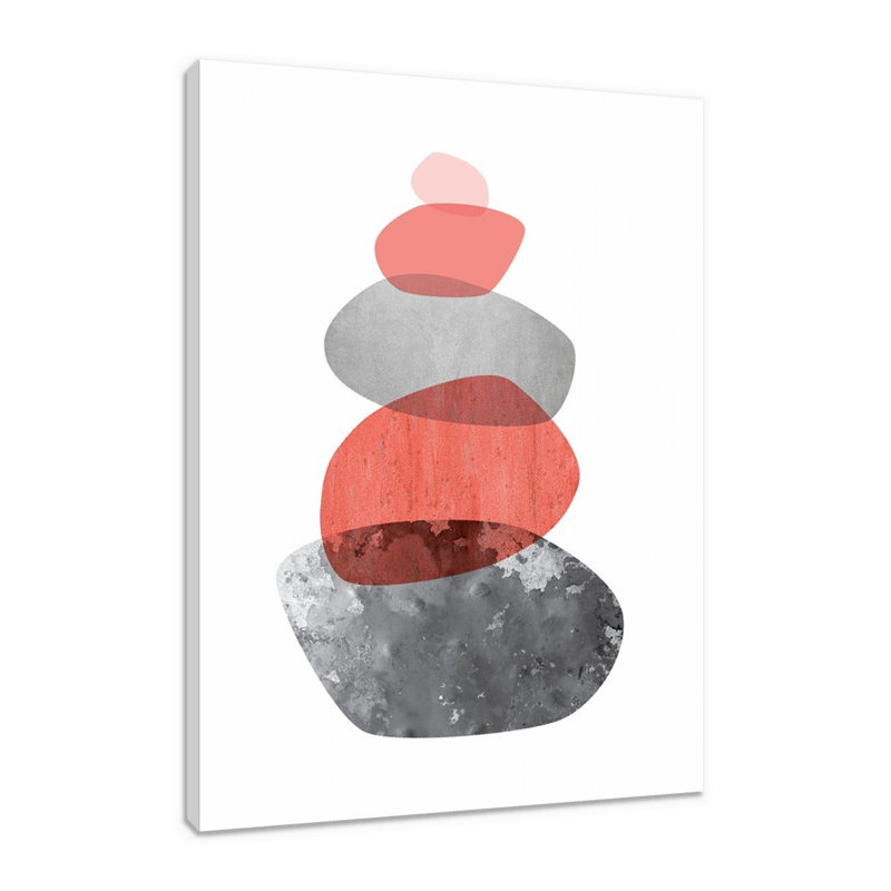 «Balancing Stones», reproduction sur toile, H 24 po x l 18 po x P 1,5 po, Toile tendue