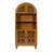 Bookcases With Storage, Walnut Melamine Rustic Arched Home Office