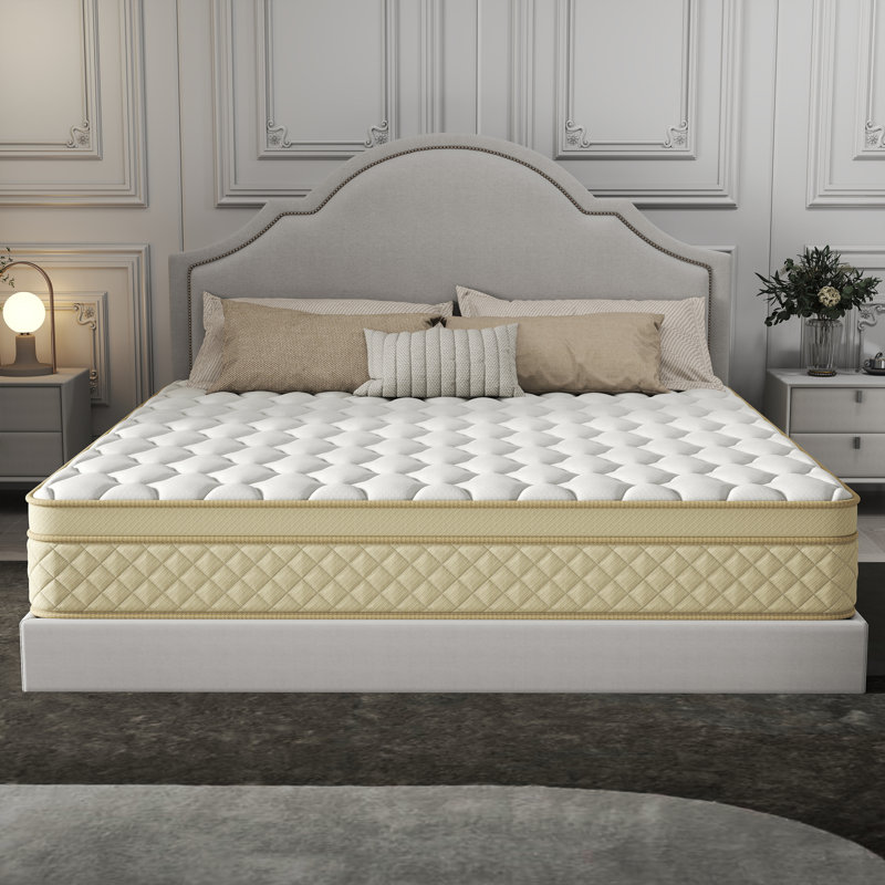 Matelas hybride à ressorts ensachés Euro Top, 12", Grand lit