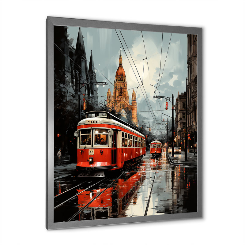 «Lynese Toronto Urban Contrast I», reproduction sur toile, H 20 po x l 12 po x P 1 po, Cadre photo argenté