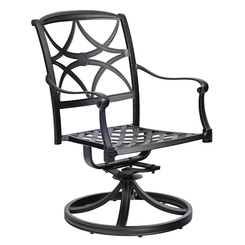 Alberti Outdoor Dining Armchair, Graphite