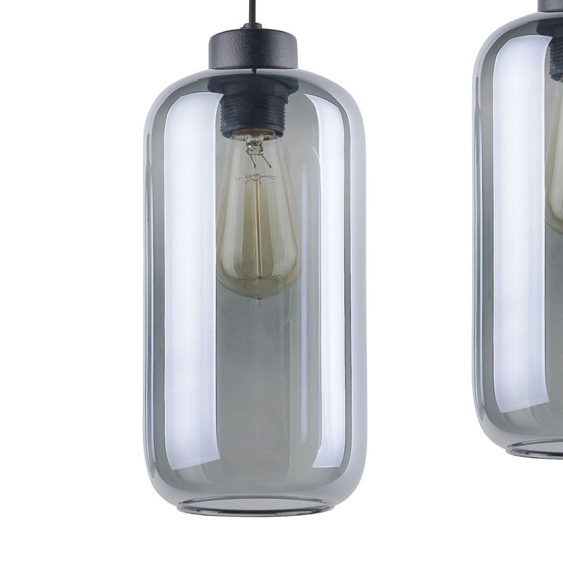 Lampa Wiszaca Bobbye Grafitowy 3 x E27