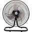 Ventilateur sur pied industriel Kool Zone - Ventilateur sur pied à 3 vitesses à vitesse élevée avec hauteur réglable, support mural et base de plancher - Ventilateur de refroidissement noir de jais silencieux-112606071