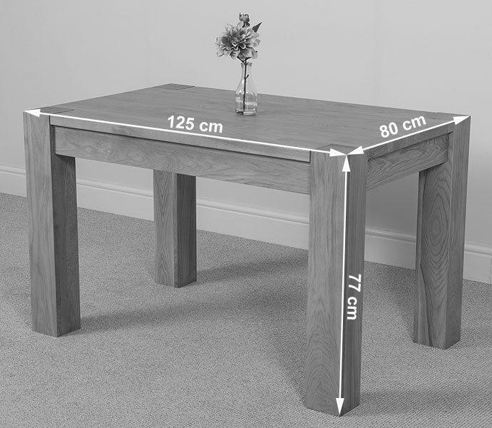 Claudia Oak Solid Wood Dining Table