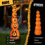 Décoration extérieure de citrouilles empilées 9 pi Halloween