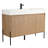 FINE FIXTURES Crownpoint 48" Floor-Standing Bathroom Vanity with White Sink in Bright Oak-72376522-72376521