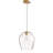 Brushed Brass Large Glass pendant-103484915-31159859