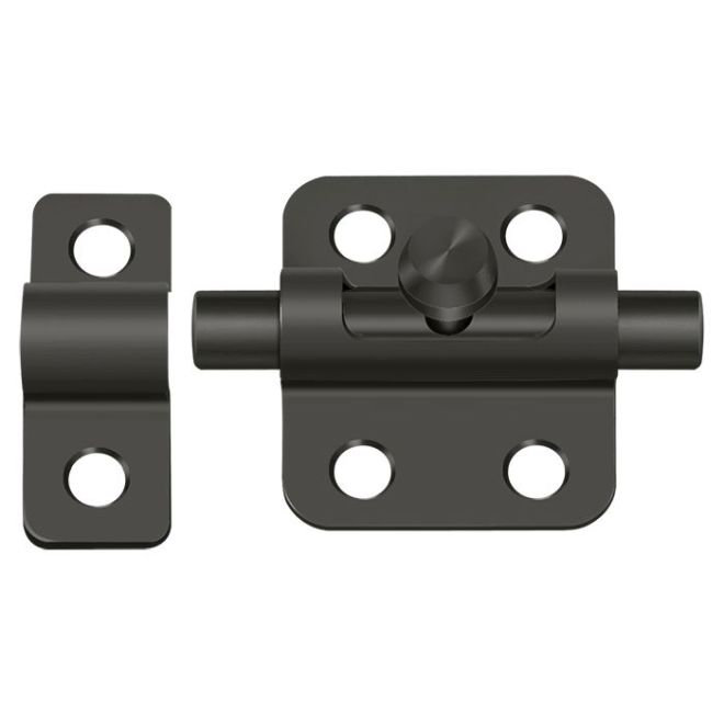 Barrel Brass Latch/Catch/Bolt, Oil Rubbed Bronze