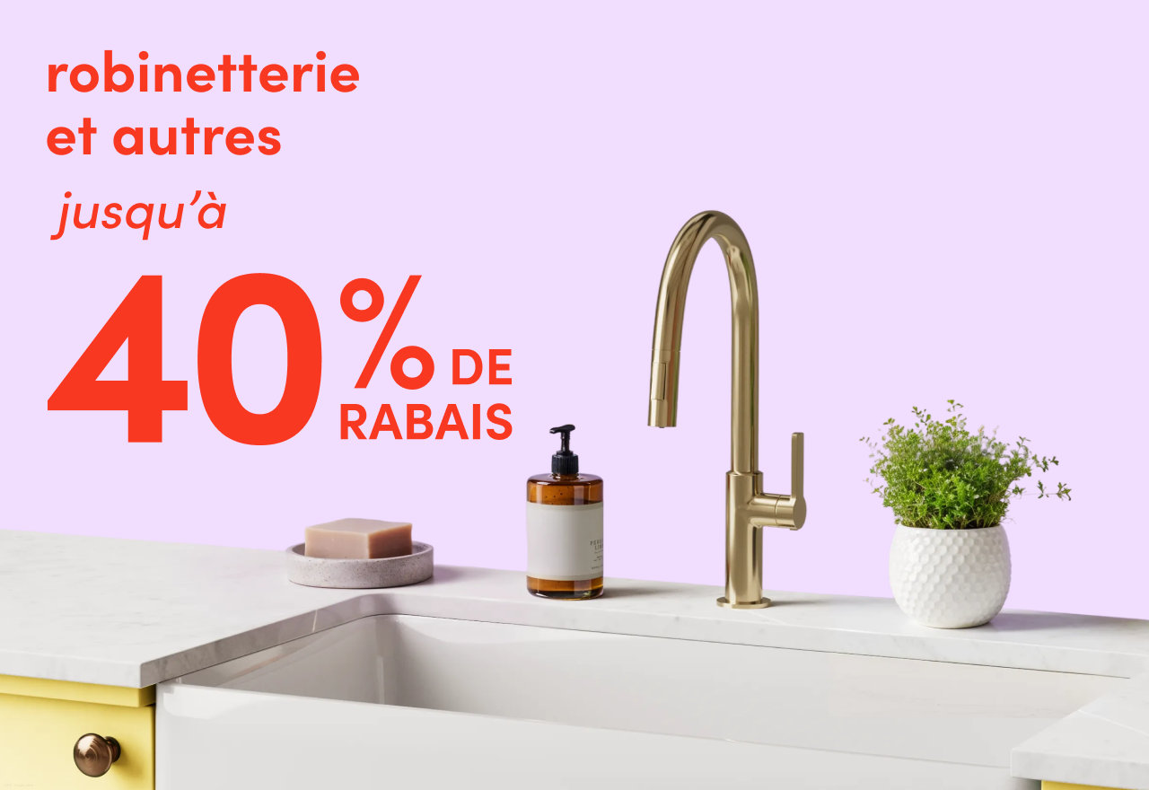 robinetterie et autres en solde