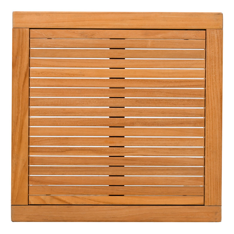 Soma Outdoor Square Teak Side Table