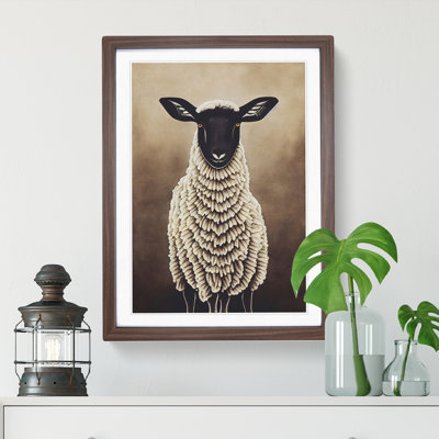 View Of A Sheep Framed Print