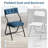 4-Pack Padded Folding Chairs – Portable Cushioned Dining Chairs for Guests-1816888553