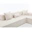 Moderne avec un tissu éponge beige, un siège relaxant beige, confortable et élégant-1229171156