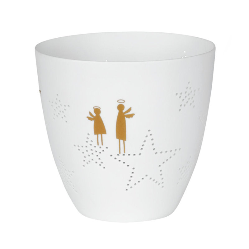 Poetry Tealight Holder - Angels