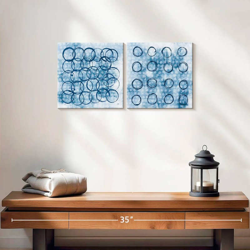 Diptyque Eclipse, 10" H x 21" W