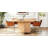 Extendable Solid Wood Dining Table With Oak Veneer & Gear Slide Rail (Table Only)-1479310583