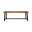 Table de salle à manger en bois pour terrasse - 78,21 po Long, 8 po, bois, 30,42 po de hauteur