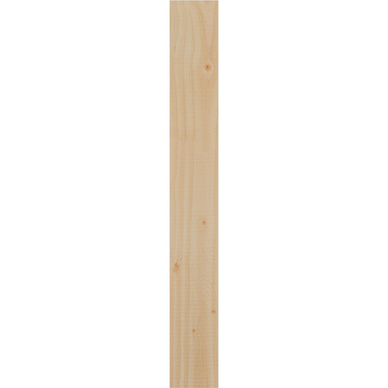 Corbeau méditerranéen, H 28 po x l 3,5 po x P 12 po, Sapin de Douglas, Lisse