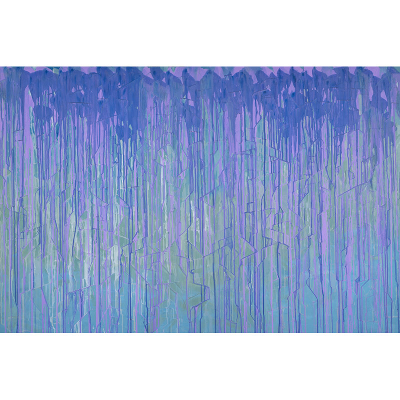Peri Irises by Teodora Guererra - Wrapped Canvas Print, 30cm H x 46cm W x 3.8cm D