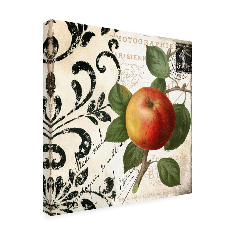 Art sur toile «Bachelo Sasha Les Fruits Jardin Iv», H 24 po x l 24 po