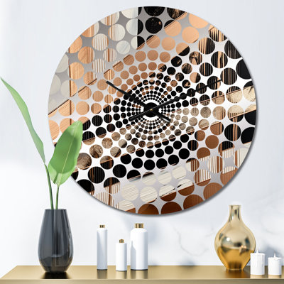 Gogita - Horloge murale abstraite en marbre
